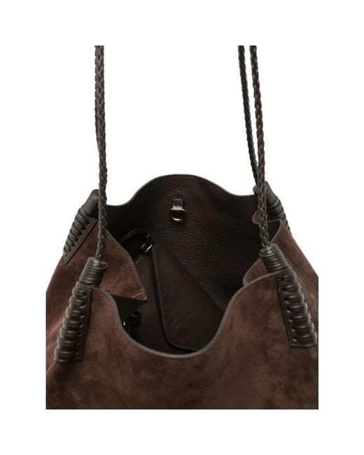 Etro Brown Shopping Bags