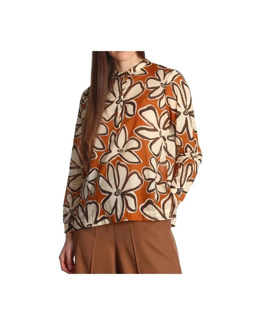 Niu Brown Blouses