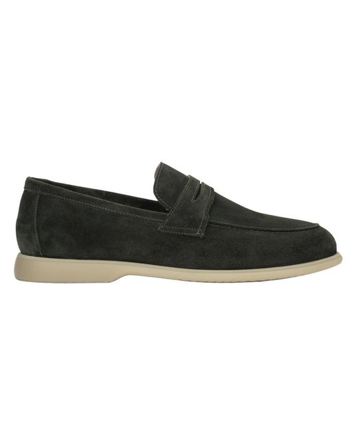 ESTRO Klassische Loafer in Black für Herren