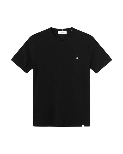 Les Deux Besticktes piqué t-shirt für männer in Black für Herren