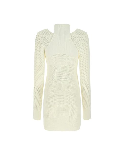 ANDREA ADAMO White Knitted Dresses
