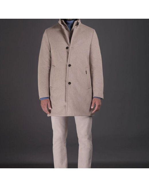 Single-Breasted Coats Moorer de hombre de color Brown