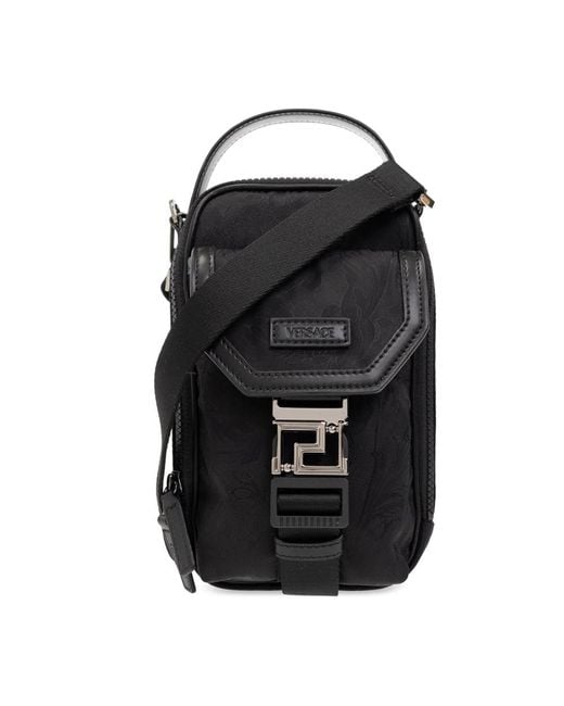Cross Body Bags di Versace in Black da Uomo