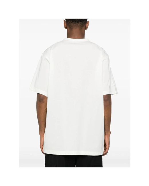 Y-3 Premium t-shirt mit kurzen ärmeln in off in White für Herren