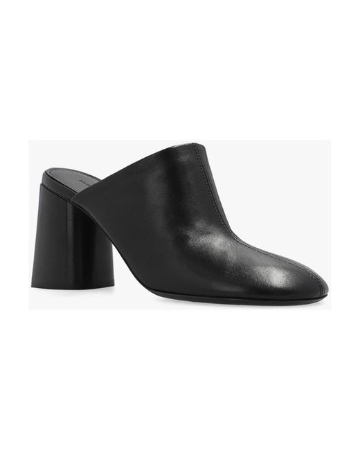 Balenciaga Black Heeled Mules