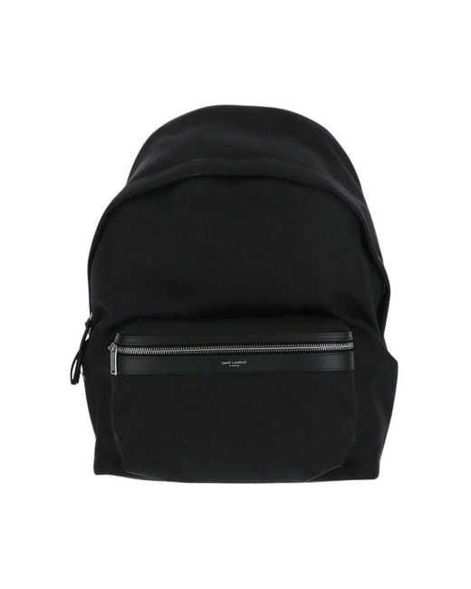 Saint Laurent Canvas City Backpack in Black für Herren