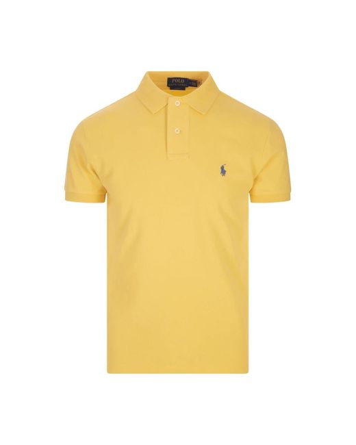 Ralph Lauren Yellow Polo Shirts for men