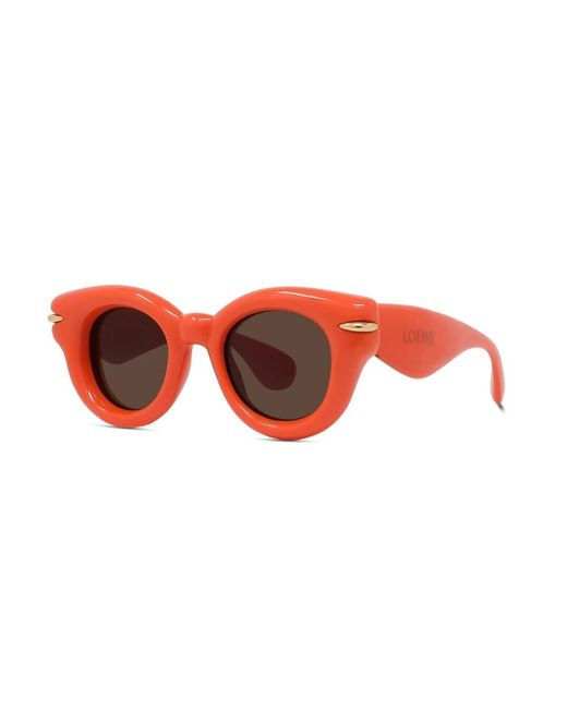 Loewe Red Runde nylon-sonnenbrille inflated modell