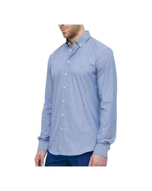 Calvin Klein Blue Casual Shirts for men