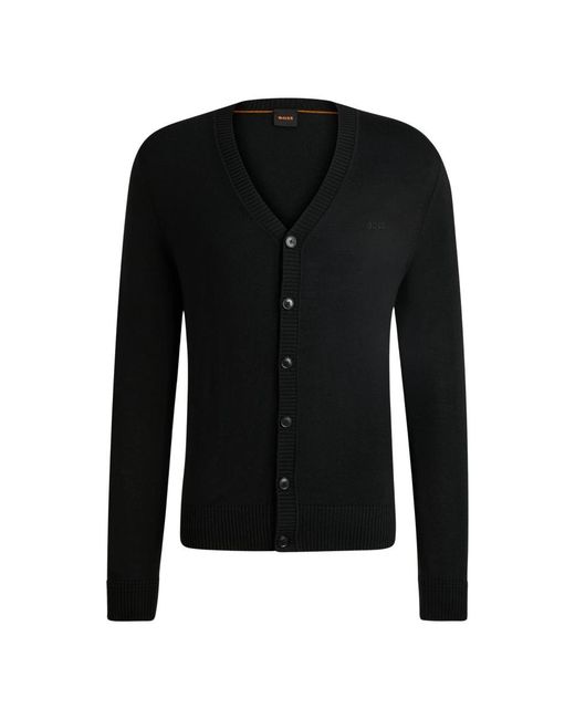 Cardigans Boss de hombre de color Black
