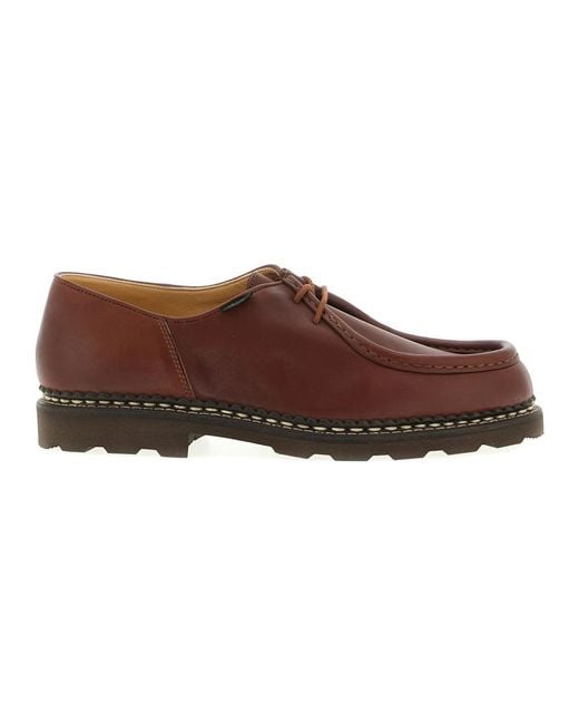 Paraboot Brown Laced Shoes for men