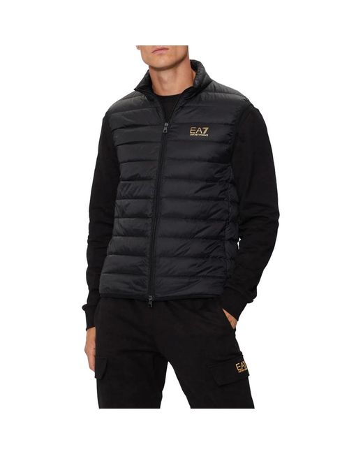 Vests EA7 pour homme en coloris Black