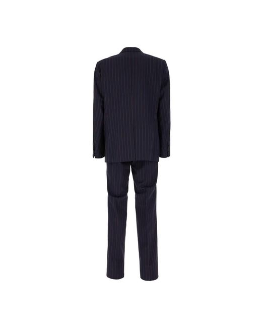 Dries Van Noten Blue Single Breasted Suits for men