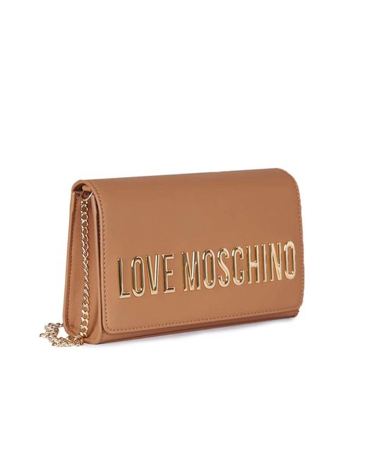 Love Moschino Natural Cross Body Bags