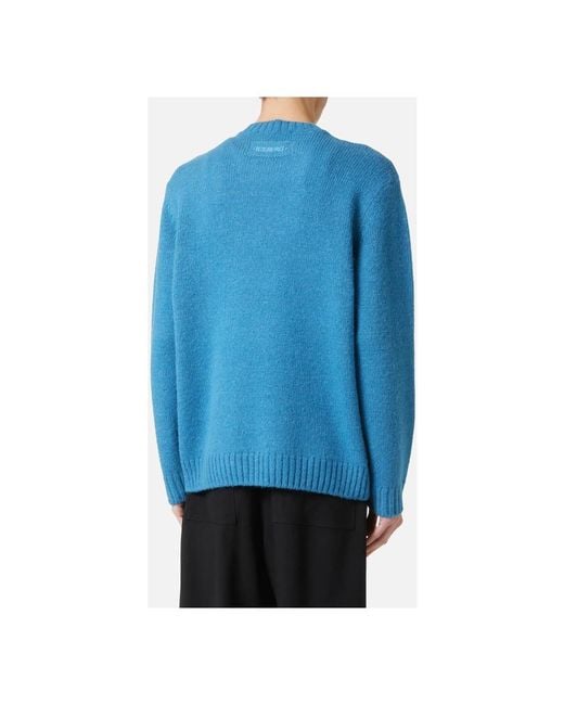 Round-Neck Knitwear di Iceberg in Blue da Uomo