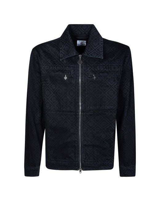 Casablanca Blue Denim Jackets for men