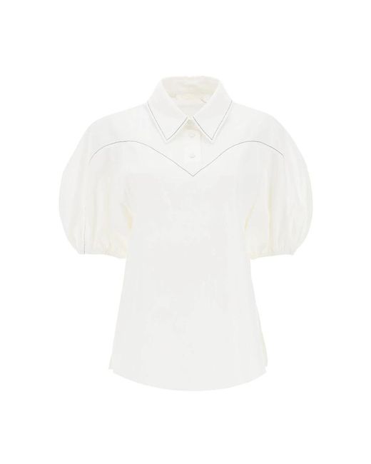 Blouses & shirts > blouses Chloé en coloris White