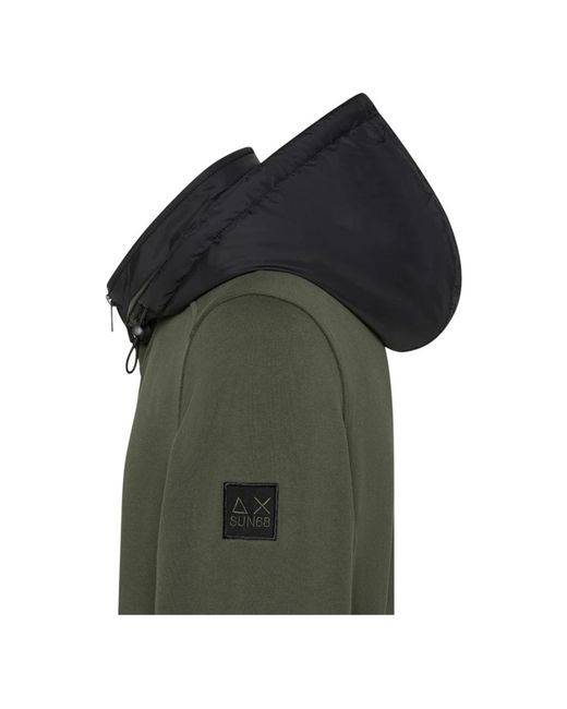 Sun 68 Green Zip-Throughs for men