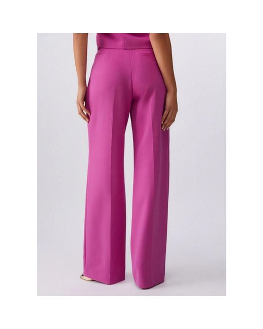 Liu Jo Purple Wide Trousers