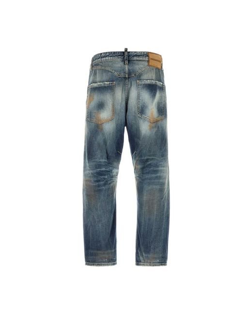 Straight Jeans DSquared² de hombre de color Blue