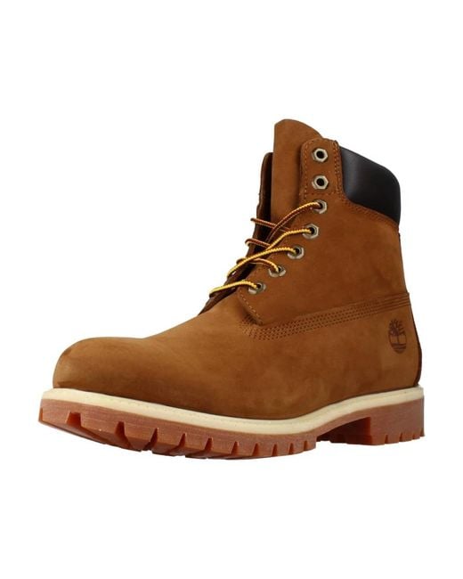 Timberland Brown Lace-Up Boots for men