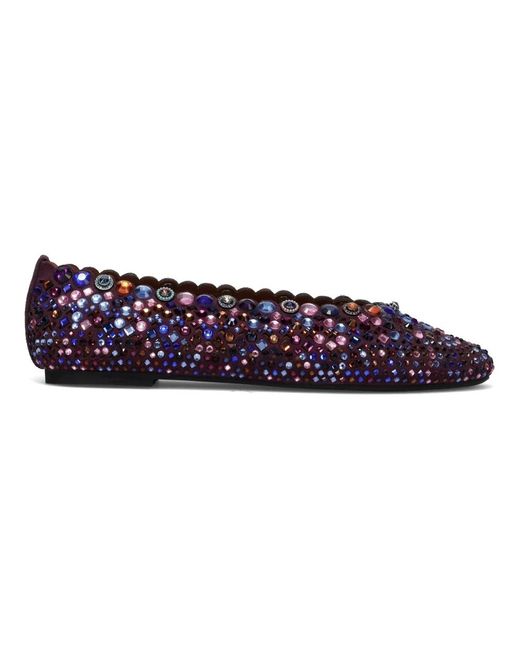 Kurt Geiger Blue Ballerina Shoes
