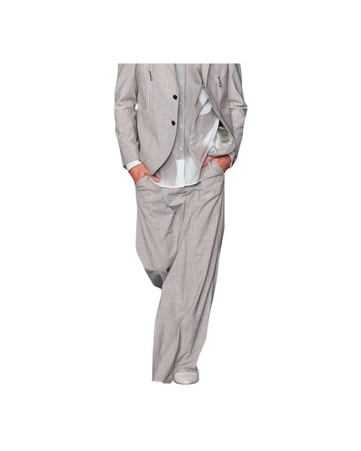 John Richmond Wide trousers in Gray für Herren