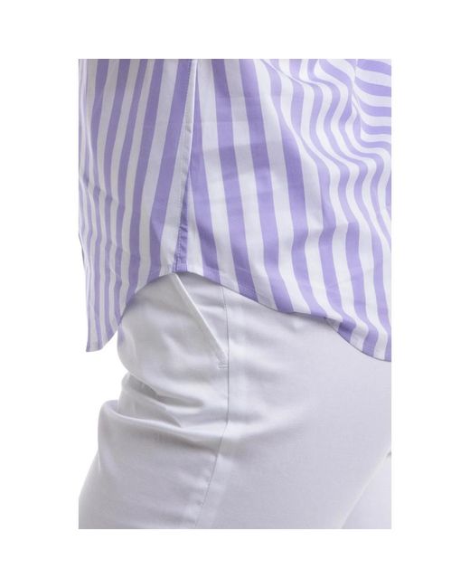 Xacus Purple Slim fit hemd