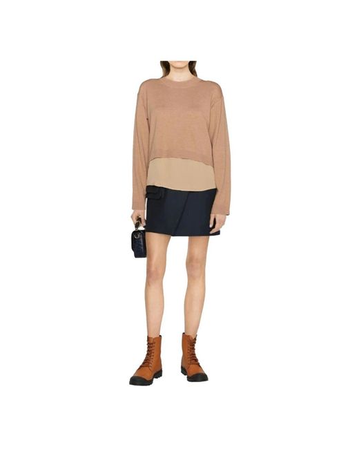 See By Chloé Natural Round-Neck Knitwear