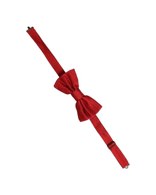 Dolce & Gabbana Red Bow Ties for men