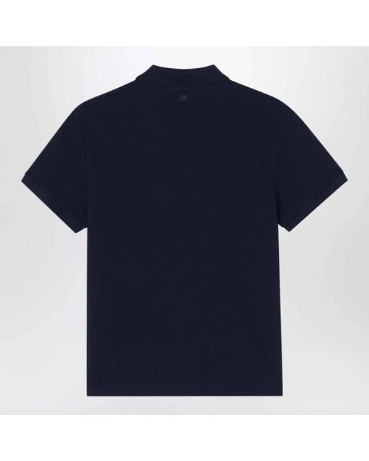 AMI Blue Polo Shirts for men