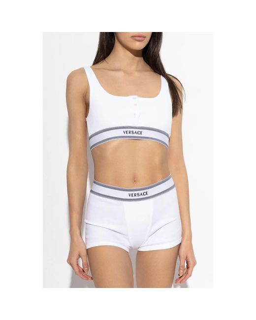 Bottoms di Versace in White