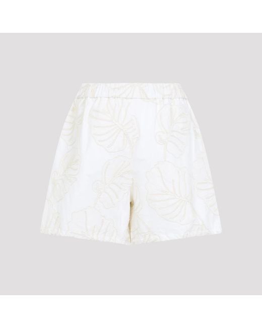 Moncler White Casual Shorts
