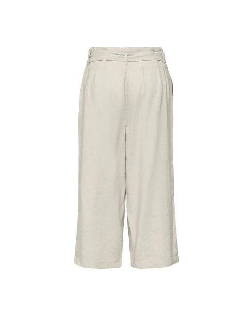 ONLY Gray Cropped Trousers