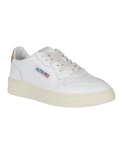 Zapatillas Bajas, Mujer, Talla Autry de color White