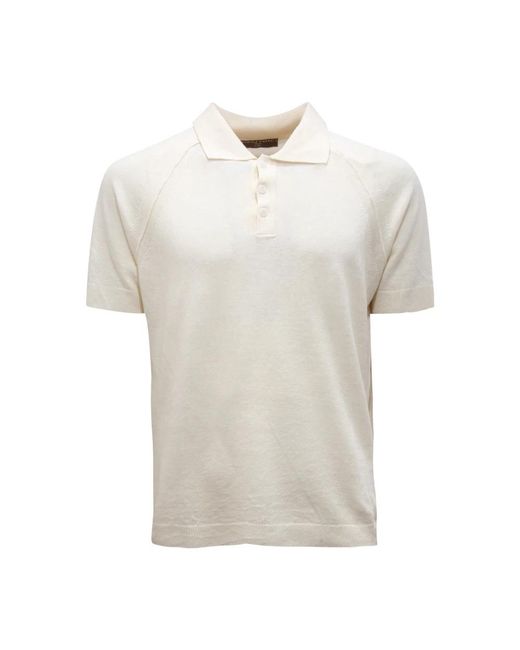 Daniele Fiesoli White Polo Shirts for men