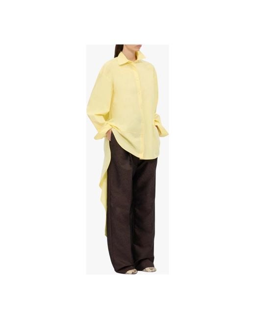 Shirts MSGM de color Yellow
