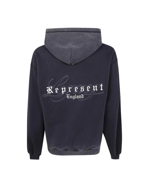 Represent Blue Hoodies for men