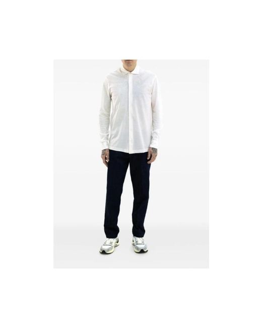 Kiton Capri Camicia in het White voor heren
