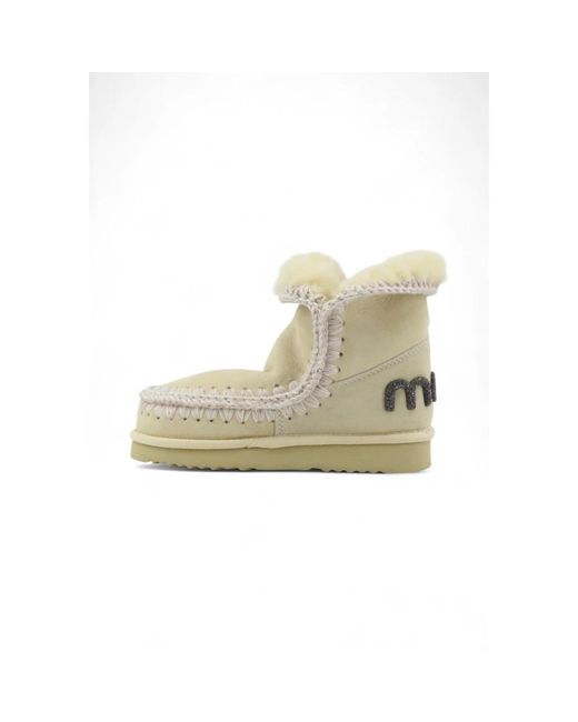 Mou Natural Winter Boots