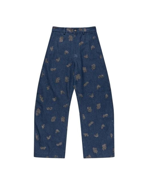 Munthe Blue Wide Jeans