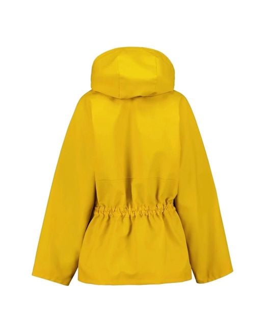 Rain Jackets di Rabanne in Yellow