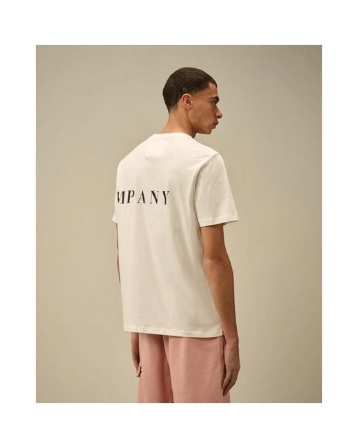 T-Shirts C P Company pour homme en coloris Natural