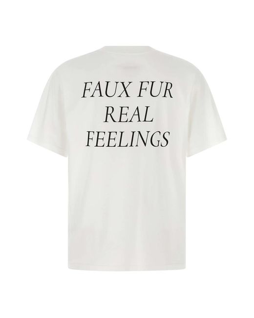 MM6 by Maison Margiela White T-Shirts for men