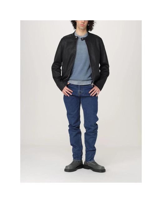 Round-Neck Knitwear DIESEL de hombre de color Blue