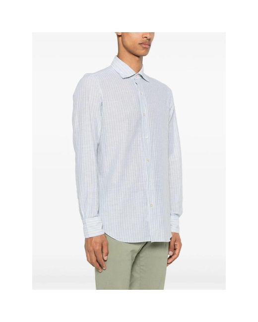 Finamore 1925 White Casual Shirts for men