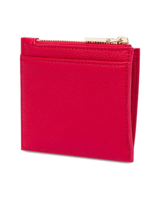 Love Moschino Red Zip Kartenhalter