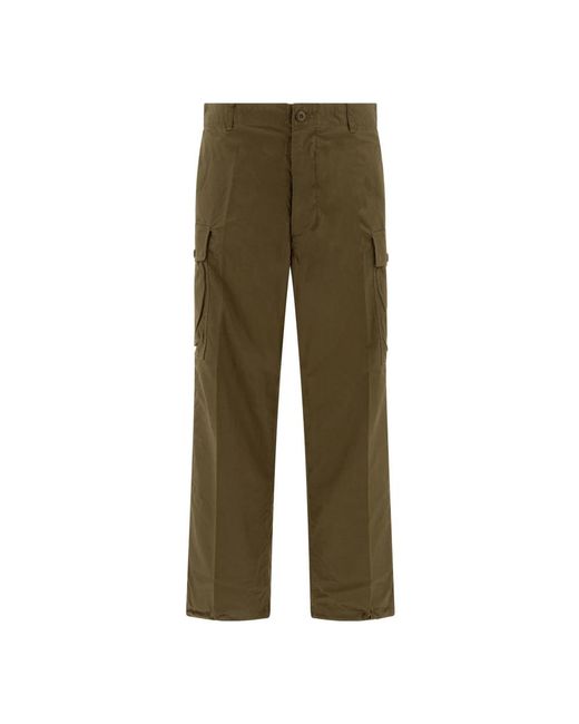 Straight Trousers Beams Plus pour homme en coloris Green
