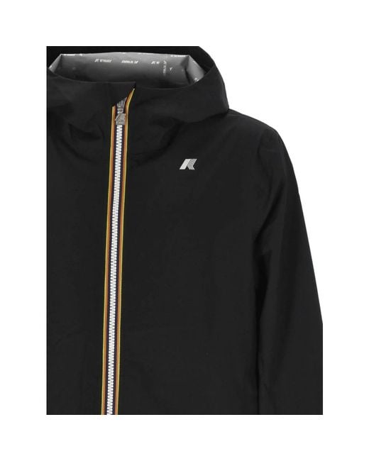K-Way Black Light Jackets for men