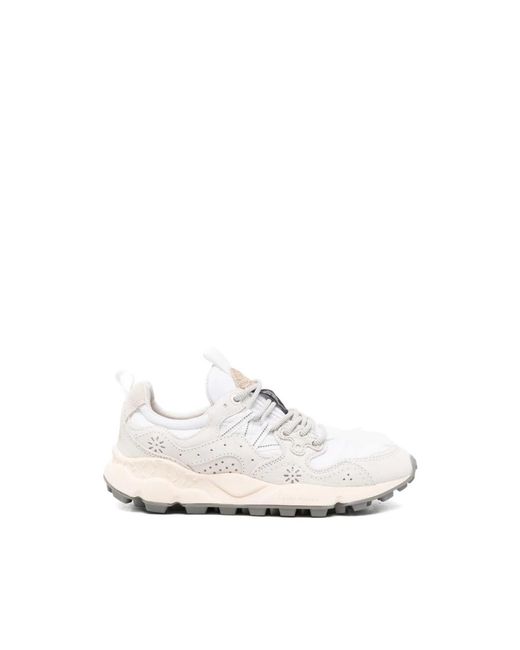 Flower Mountain White Sneakers